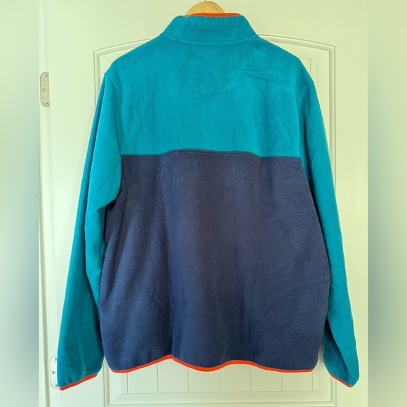 Lands' End Long Sleeve Polar Blue Fleece Pullover Men's Sz XL - Picture 7 of 7